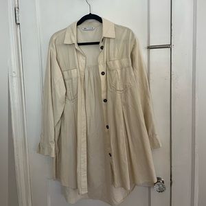 Zara Button down tunic